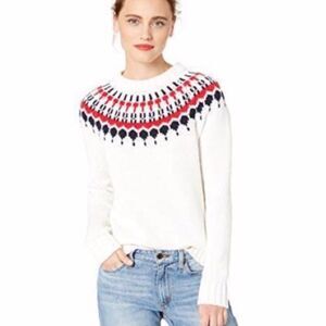 J. Crew Mercantile Fair Isle Sweater Sz S